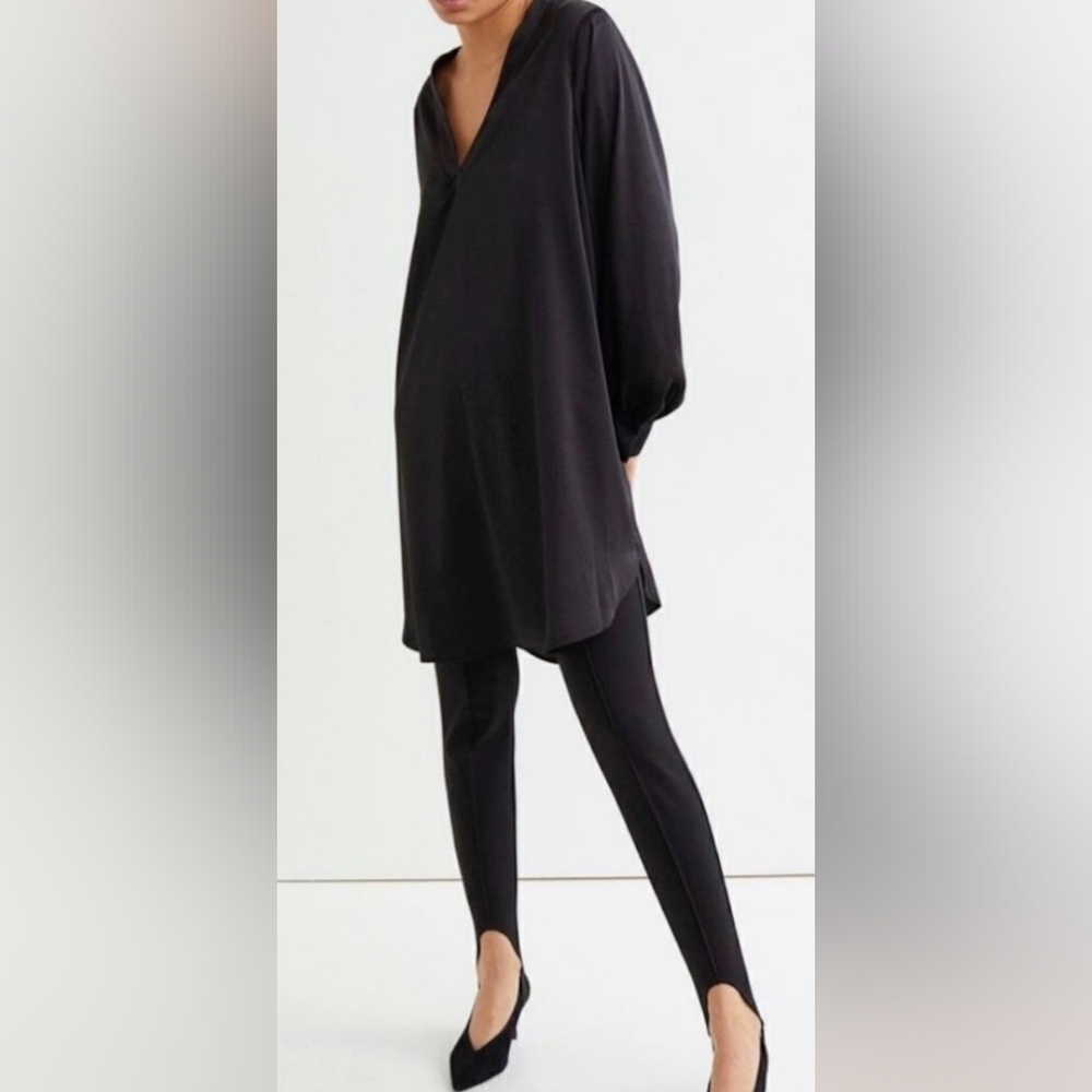 H&M Black Long Sleeve Dress
